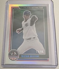 2022 Stars & Stripes Longevity Holo Silver Prizm Tristan Bristow RC Rookie /60
