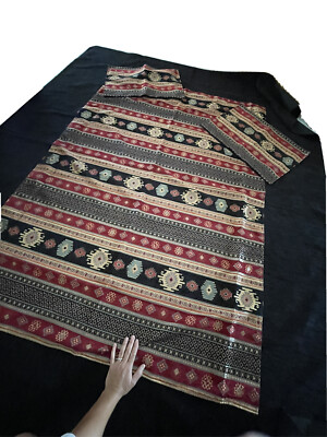 Oriental Quilt Coverlet w 2 pillowcase Arabic Tribal Hookah Lounge Blanket Floor