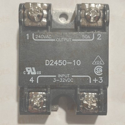 1PCS For CRYDOM D2450-10 Solid State Relay 3-32V