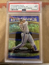PSA9 Vladimir Guerrero Jr 2020 Brilliance Blue Donut Circle Prizm
