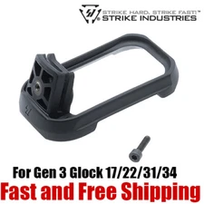 Strike Industries Polymer Flared/Enlarged Magwell for Gen 3 Glock 17/22/31/34