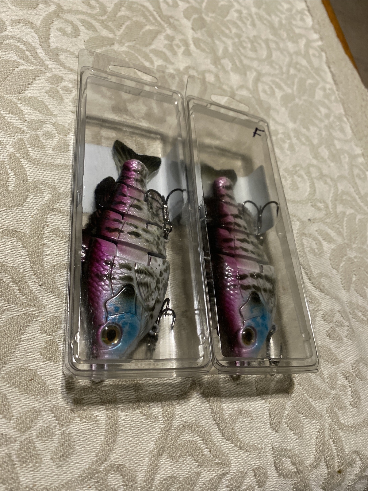 3:16 Lure Co. Swimbait 5 FS Gill Lot Of 2-(1) SS/(1)F BaitWorks Custom Color - Image 13