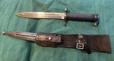 Original Swedish M96 Bayonet w/ Scabbards W/ Frog