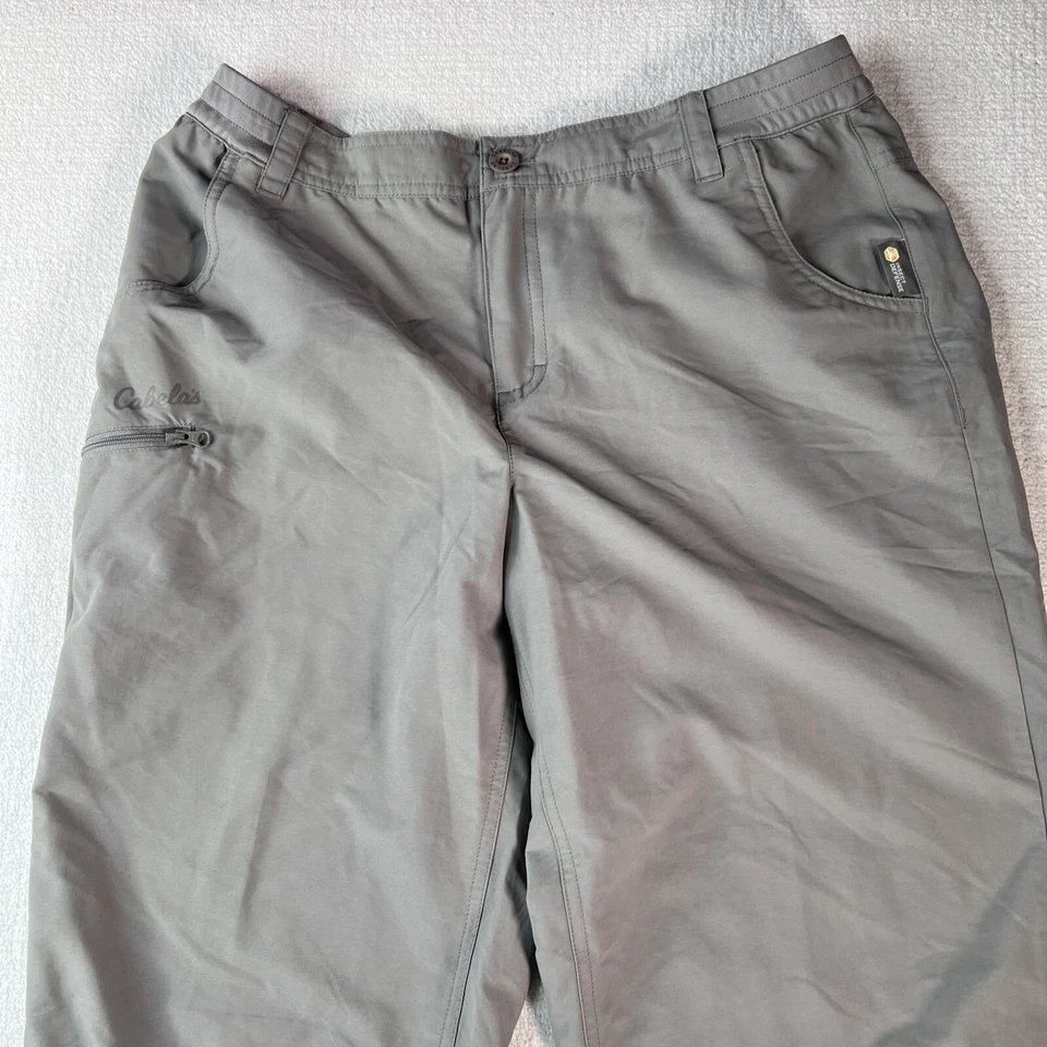 Cabela's 女式 12 码禁飞区裤子远足钓鱼户外防虫 — 第 2/4 张图片