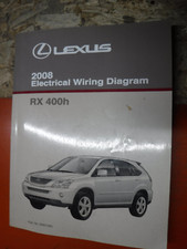 2008 LEXUS RX 400H ORIGINAL FACTORY ELECTRICAL WIRING DIAGRAMS MANUAL SERVICE