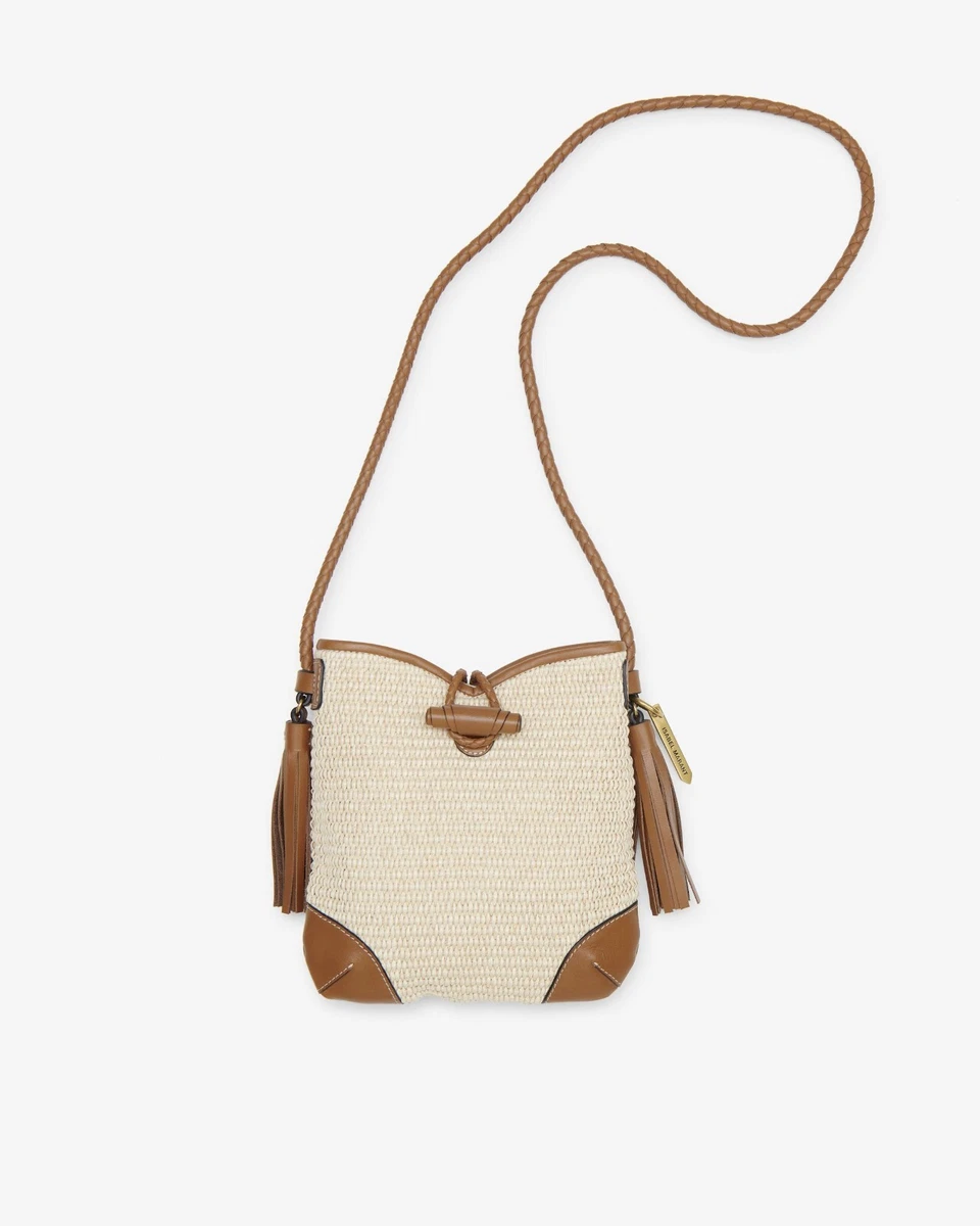 Isabel Marant woven raffia shoulder bag