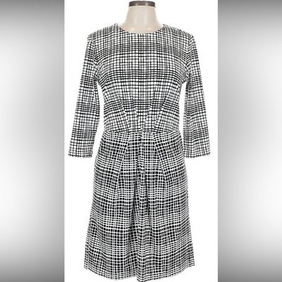 NWT $225 J. McLaughlin Mod Matrix Long Sleeve Dress, Sz XS!