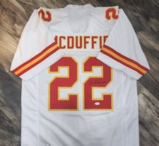 TRENT MCDUFFIE Signed Auto Custom Kansas City Chiefs Jersey White JSA