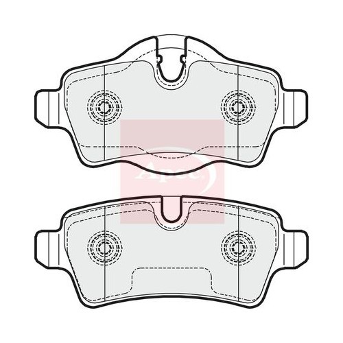 For MINI MINI R56 2005 to 2014 BRAKE PADS (REAR) (R90) PAD1648