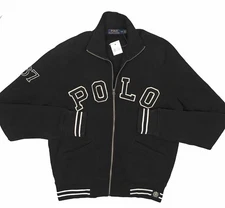 NEW Polo Ralph Lauren Sweatshirt!  Black or Navy  Big Polo on Front  Full Zip