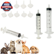 Kitten Nipples for Feeding Puppy Bottle with Nipple and Syringe Kitten Nursing