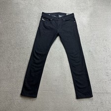 Pantalone jeans uomo Diesel Thavar W32 L32 slim fit skinny elasticizzato 27903 blu denim