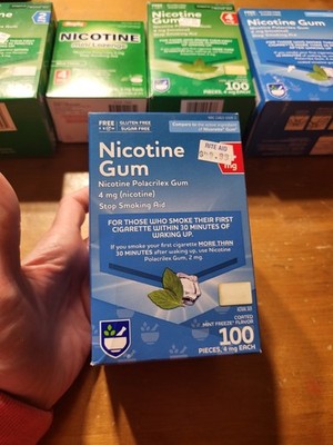 rite aid tobacco Rite Aid Coated Nicotine Gum 4mg Mint Freeze 100 Pieces Stop Smoking Aid Ex  9/26