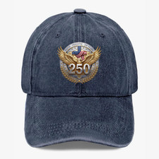 NEW Faith Freedom 250 Years Hat Patriotic Cross Eagle USA 1776-2026 Baseball Cap