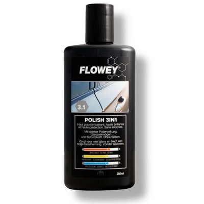 Flowey 3 in 1 Autopolitur One Step Polierpaste Lackpolitur Auto Finish Politur