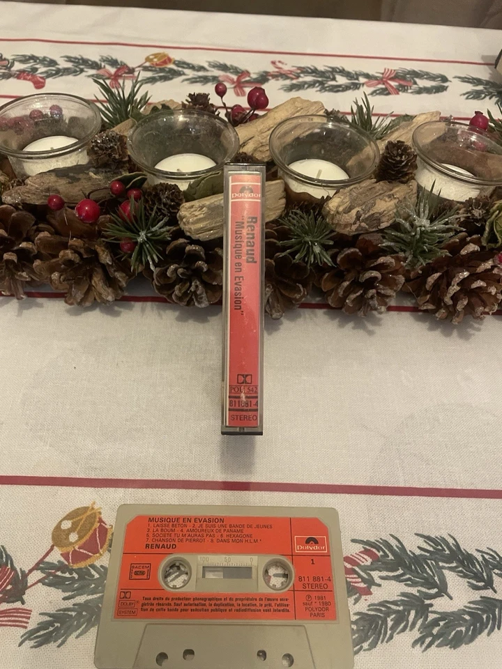 ✔️ Renaud Musique en Évasion Cassette Audio 1981 Polydor 8118814 Vintage - Image 3 of 4