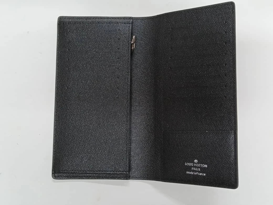 Louis Vuitton Monogram Eclipse Brazza Canvas Long… - image 9