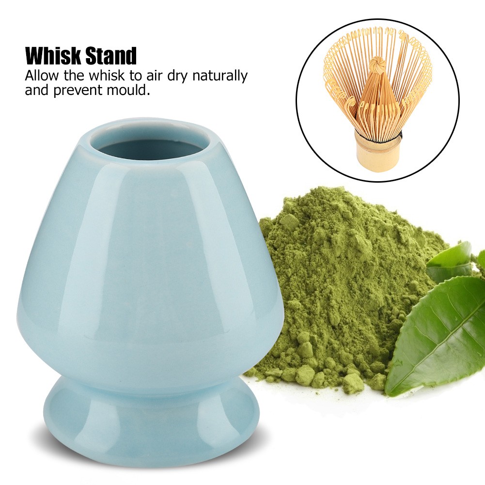 1Pc Matcha Whisk Stand Ceramic Holder For Bamboo Matcha Chasen For Tea Household