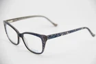 NEW TURA R578 NAV NAVY GRAY GLITTER AUTHENTIC FRAMES EYEGLASSES 54-16