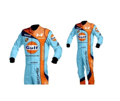 GULF Go Kart Race Suit CIK/FIA Level 2 Approve Customize Racing Suit In All Size