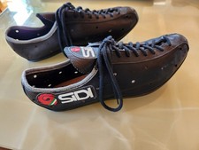 Vintage SIDI leather cycling shoes size EU43 ...
