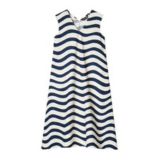 UNIQLO marimekko V Neck Flare One Piece Navy Sleeveless S Limited Edition