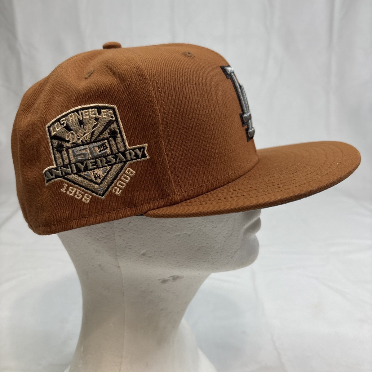 Los Angeles Dodgers MLB Silver Fox 59Fifty Fitted Cap 50th