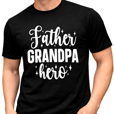 Opa T-Shirt Papa und Opa Held Zitat Grafik Tee Vatertag Shirt