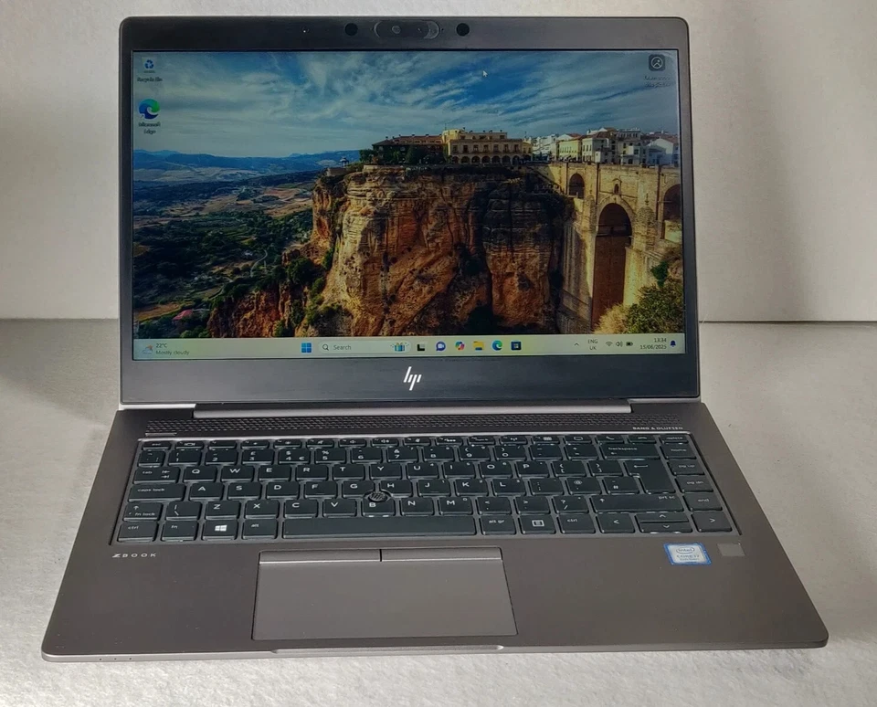 HP ZBook 14u G6 i7 8th Gen CPU 32GB RAM 512GB NVMe SSD | Radeon PRO | Windows 11 - Image 3 of 4