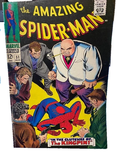 Spider-Man #51 1967 In the Clutches of the Kingpin