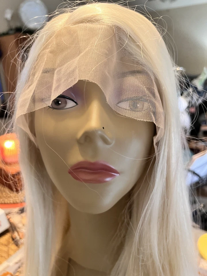 Equal - Peluca Paparazzi Rubia 100% Sintética Frente de Encaje Pelo Grueso En Capas ~NUEVA ~ Foto 3 de 4