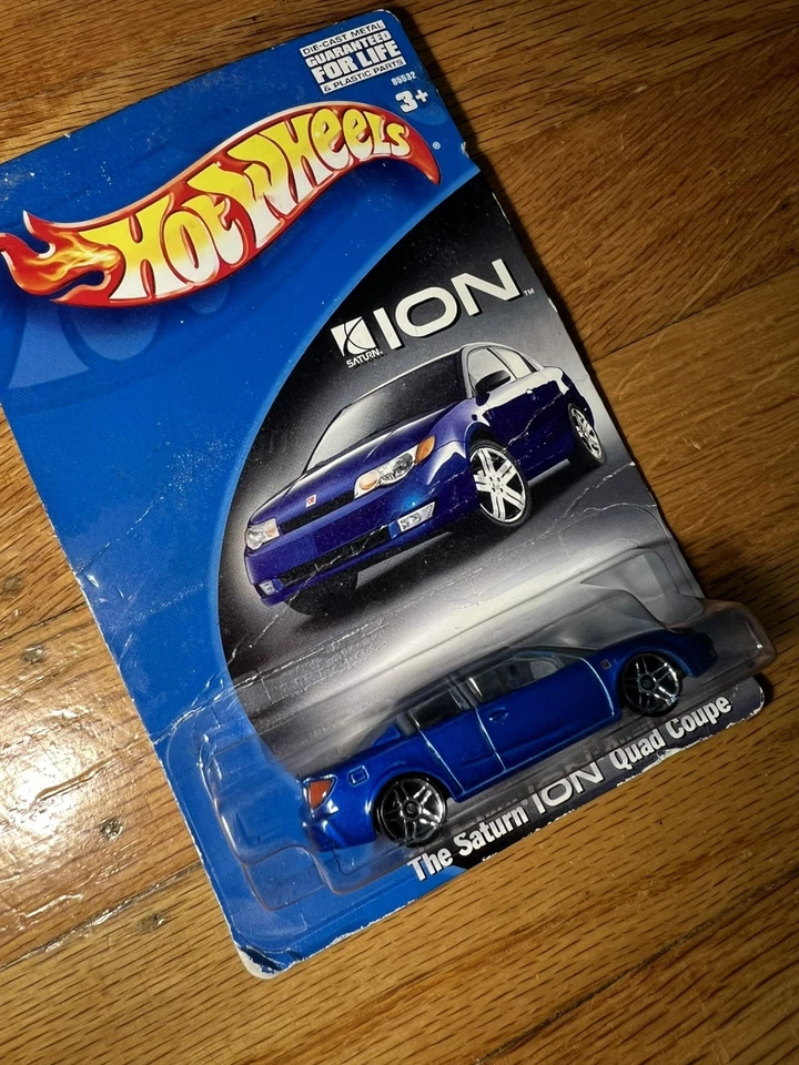 Hot Wheels The Saturn ION cupé cuádruple Mattel 2002 raro Foto 4 de 4