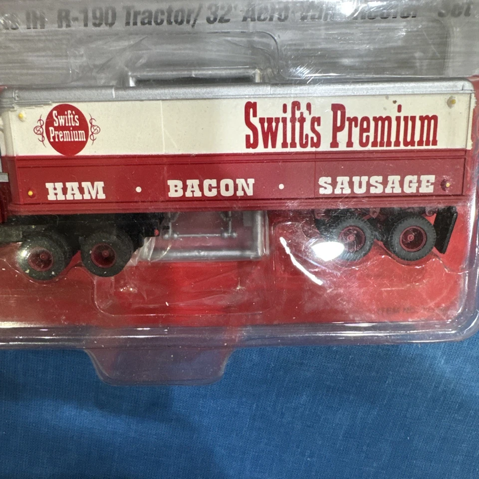 Mini Metals HO Scale Swift’s R-190 Semi-Tractor/32' Trailer Set #31133 - Image 4 of 4