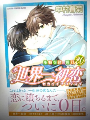 SekaiIchi Hatsukoi Onodera Vol.20 / Japanese Manga Book  Comic  Japan  New 世界一初恋