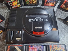 Sega Genesis Model 1 Console Bundle With Good Games! TESTED WORKING