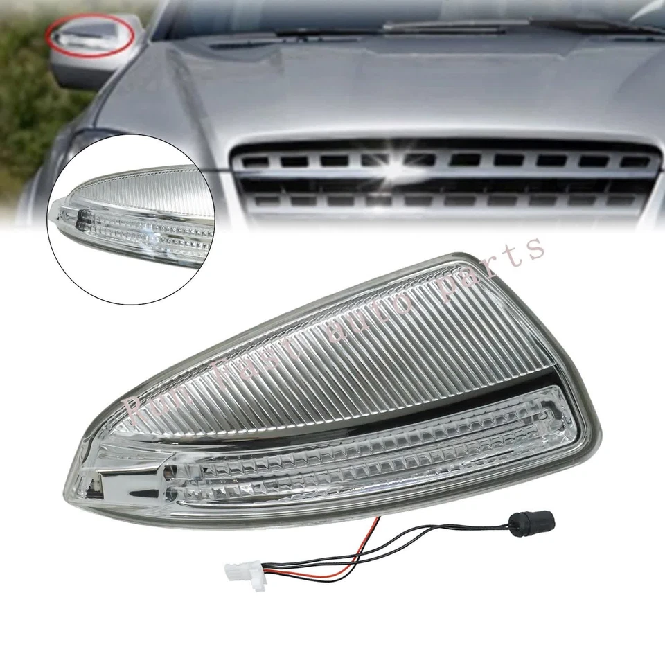 Fits Mercedes-Benz W164 ML350 ML550 Right Door Side Mirror Turn Signal Light Foto 3 de 4
