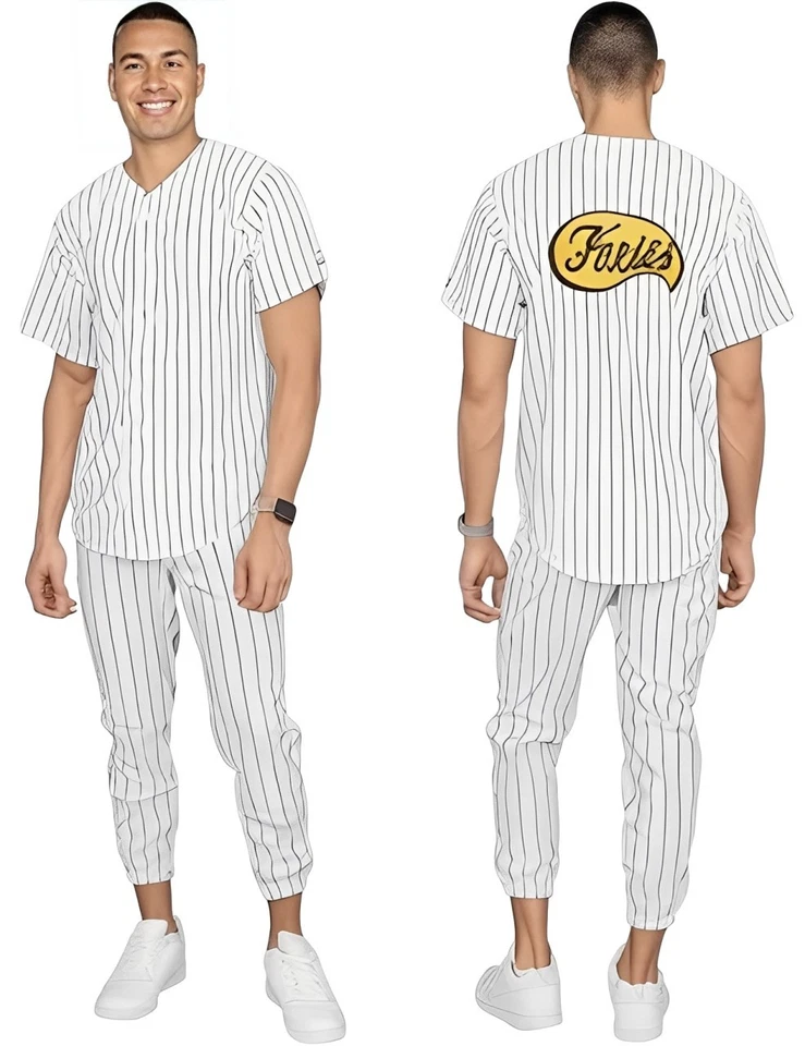 FURIES Camiseta Clásica de Béisbol Camiseta Conjunto de Película Uniforme Disfraz de los Guerreros Foto 3 de 4