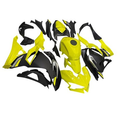 Yellow Matte Black ABS Fairings Bodywork For Ninja 500 EX500 2024 2025 Kawasaki