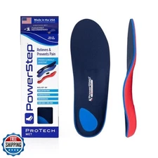 Powerstep ProTech Met Full Length Orthotics - Medical Grade Shoe Insoles for 