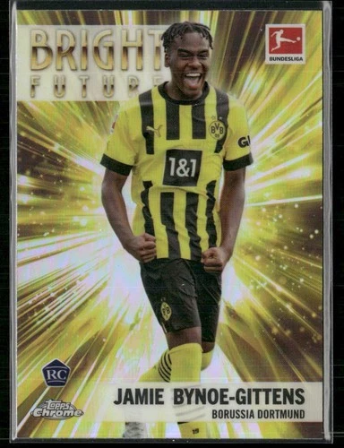 Jamie Bynoe-Gittens 2022-23 Topps Chrome Bundesliga Bright Future #BF-JBG