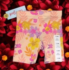 Cat  Jack Girls 12 M Flower Bike Shorts