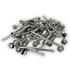 50 x TR510 Tubeless Truck Tire Valve Stems older 22.5" and 24.5" Aluminum Wheel