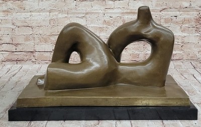 Seltene Henry Moore Skulptur Home Office Dekoration Bronze Skulptur Statue Dekor