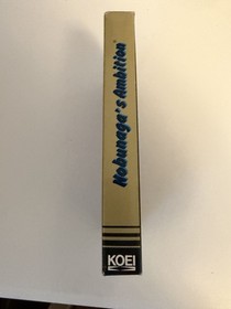 Nintendo NES NOBUNAGA'S AMBITION GAME COMPLETE IN BOX 
