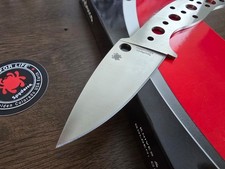 Spyderco Mule Team MagnaMax Plain Edge (MT46P) Fixed Blade Knife New in Box