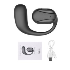 Black Driving Trucker Bluetooth 5.2 Wireless Headset Noise Cancelling Earbud I