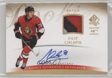 2017-18 SP Authentic 2007-08 Retro Rookie /25 Filip Chlapik #R-FC Patch Auto 2d8