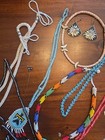 Native American Seed Beaded Necklace Medallion Vintage Dream Catcher And More  — photo 8
