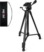 PREXISO Adjustable High Laser Level Tripod 61" Aluminum Tripod 1/4" Thread w/Bag