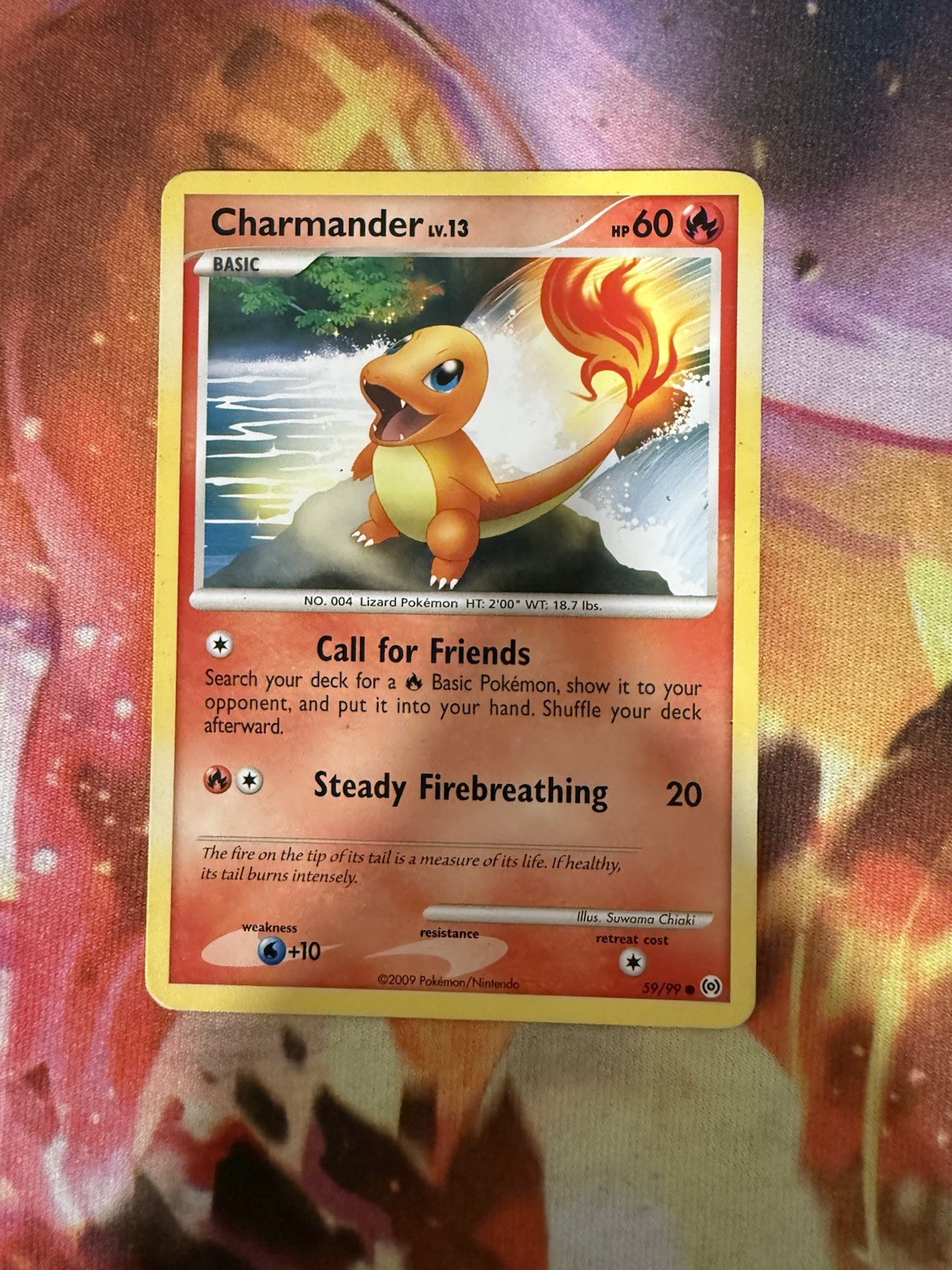 Charmander 59/99 Common Arceus Pokemon Card TCG 2009 MP